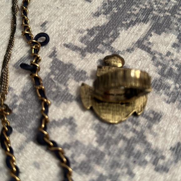 ⚓️ Betsey Johnson Anchor Necklace and Ring ⚓️ - Picture 5 of 6